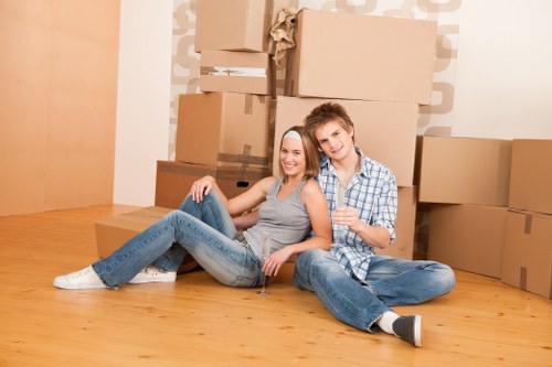 Removal van service for home and flat moves in Queens Park