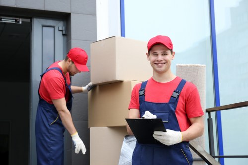 Service issue being assessed by a removals team