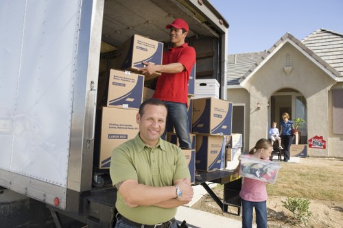 Prepared moving boxes and packing materials for a Queens Park relocation
