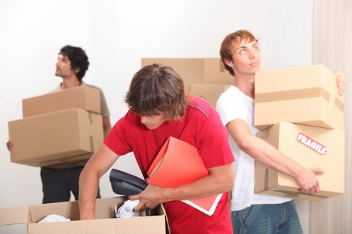 Local piano movers planning access and stairway movement in Queens Park