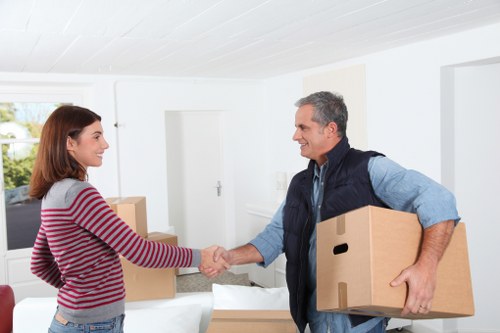 Furniture removal from a flat with narrow access in Queens Park