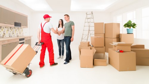 Trusted payment options for a removals booking page