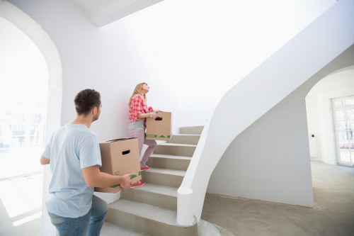 Commercial relocation support with a moving truck in Queens Park