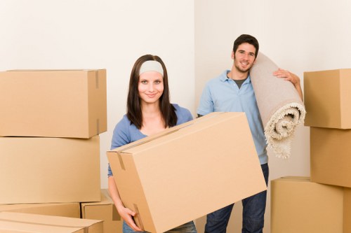 Local office movers handling commercial relocation near Queens Park streets