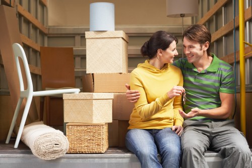 Careful loading of furniture and boxes for a Queens Park move