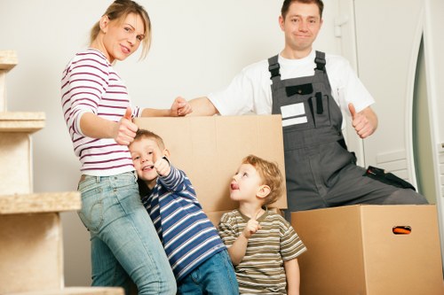Packing and loading items for storage in Queens Park